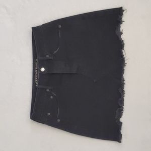 American Eagle denim mini skirt (Black, 6)